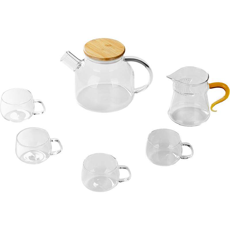 明尊新款耐热玻璃茶具套装家用