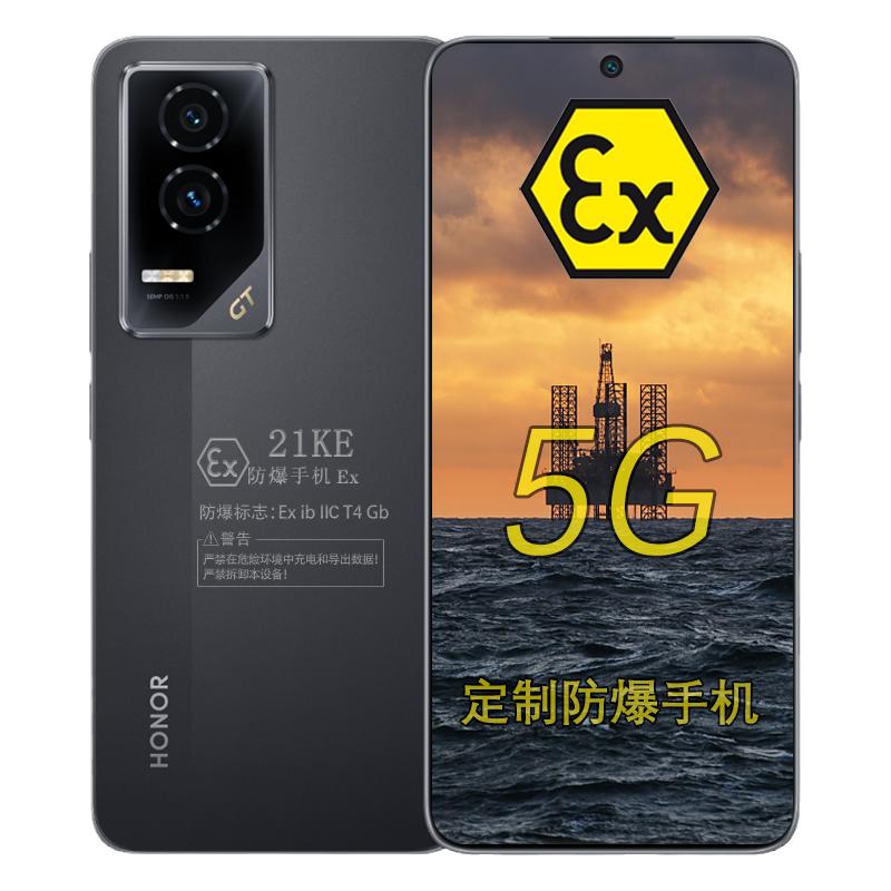 honor/荣耀 GT 第三代骁龙8旗舰芯新款定制防爆手机化工厂医药工业石油库本安EX燃气行业专用 定制版(带证书)