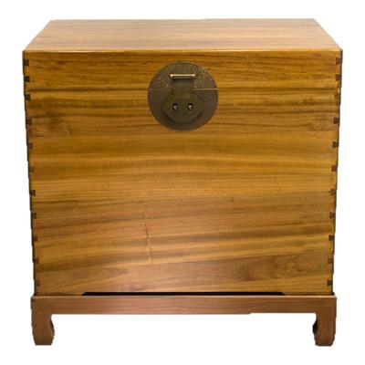 全樟木字画箱樟木箱带底座和托箱