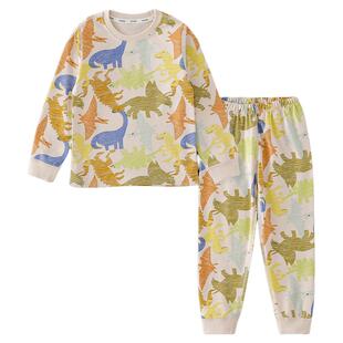 棉花堂儿童秋衣秋裤宝宝内衣套装纯棉全棉男童女童睡衣棉毛衫保暖