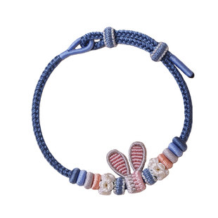 疯狂动物城手绳朱迪兔子狐狸尼克手工编织手链卡通动物造型可调节