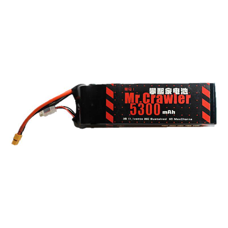攀爬家5300毫安电池3S适用RC遥控越野车XT60高续航11.1V大容量