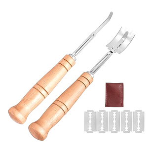 欧包割刀不锈钢法棍割口刀面包划口刀整形刀可替换刀片烘焙工具