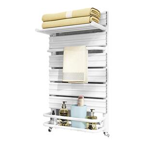 华峪铜铝复合小背篓暖气片家用散热器水暖置物架卫生间专用AA