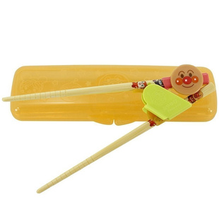 现货日本面包超人餐具婴儿童右手阶段训练筷练习筷学辅筷附收纳盒