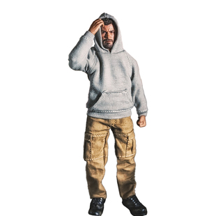 112兵人新款帽卫6寸可动手办衣服模型人偶 t恤潮流卫衣卫裤现货