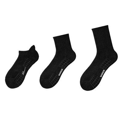 回力袜子男春夏款毛巾底运动袜