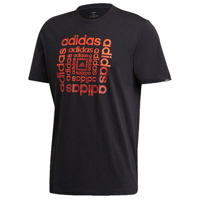 Adidas/阿迪达斯正品 夏季男子运动型格短袖T恤 GD5888