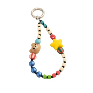 AJIDOU阿吉豆挂链小熊玩偶潮趣线下同款手机链包包挂件配件挂饰品