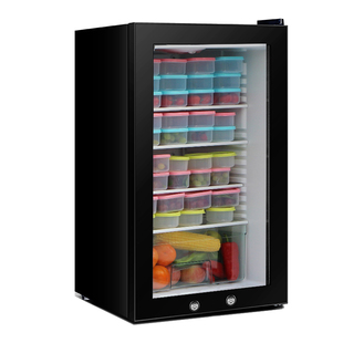 幼儿园食品留样柜学校食堂带锁药品冷藏箱家用迷你单双锁保鲜冰吧