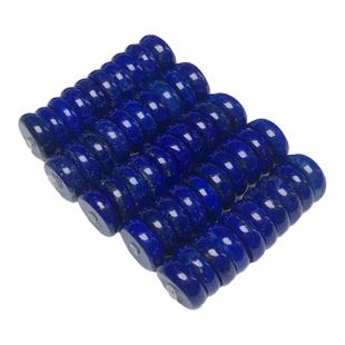 保真天然青金石隔片珠配件大孔散珠配饰DIY菩提手串垫片手链饰品