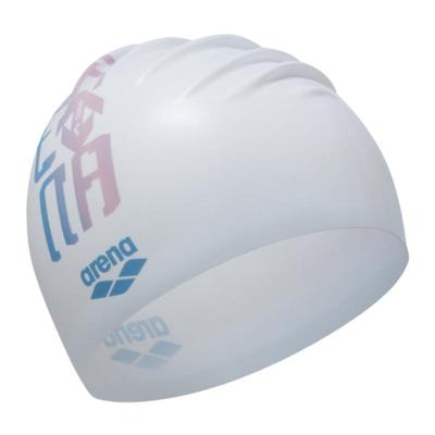 arena阿瑞娜方向标2.0大头围长发时尚弹力硅胶男女款泳帽
