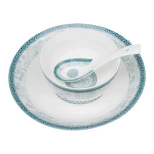 民生逐鹿陶瓷盘子菜盘家用盘碟大鱼盘味碟春之韵釉中彩餐具可微波