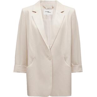 Vero Moda奥莱西装外套女2025秋季新款商场同款纯色宽松通勤上衣