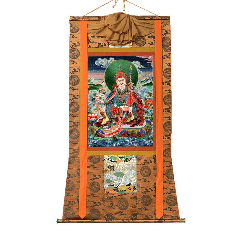闯隆居家装饰挂画藏式刺绣唐卡