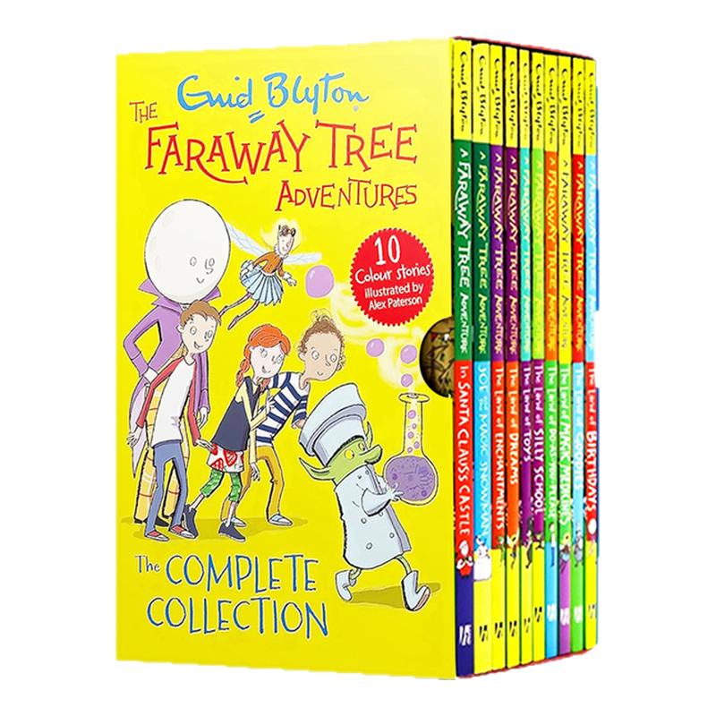 【哈利波特作者爱看的书】远方的魔法树10册A Faraway Tree Adventure章节桥梁侦探小说英文原版五个小伙伴远方的魔法树蓝思值640L