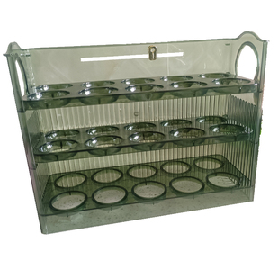 冰箱用侧门鸡蛋收纳盒食品级保鲜盒专用整理收纳翻转鸡蛋盒鸡蛋托