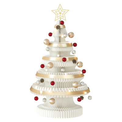 十八纸圣诞树装饰树可折叠纸树