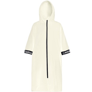 AquaPlay潜水斗篷吸水速干游泳冬训浴袍成人游泳专用保暖外套