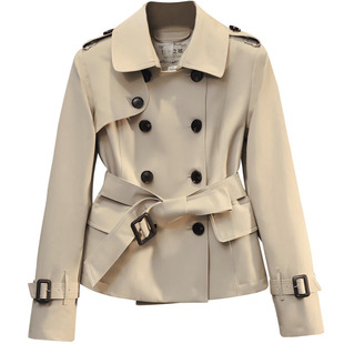 洋气短款小个子风衣春外衣春款法式今年女春秋2026年新款日式女士