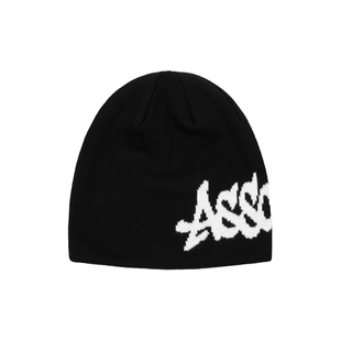 STA2026早春ASSOCIATION提花基础休闲情侣百搭中性针织毛线冷帽