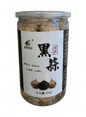 金乡直发正宗独头黑蒜500g罐装