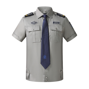 2011式保安工作服夏季薄款短袖夹克衬衫套装男女夏装衬衣安保制服