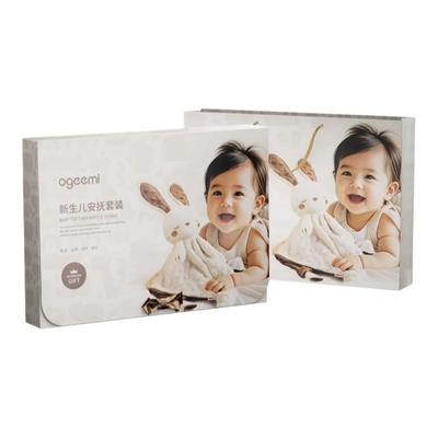 叽米新生儿见面礼盒婴儿满月礼物宝宝牙胶安抚早教益智玩具百日礼