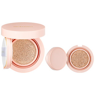 OnlyMinerals淳矿白玉气垫持久保湿防晒隔离遮瑕三合一控油om粉底