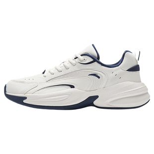 【王一博同款】安踏ACE男鞋厚底老爹鞋冬季新款皮面休闲运动鞋子