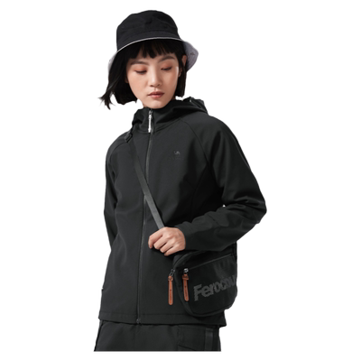 火焰户外骆驼软壳衣加绒