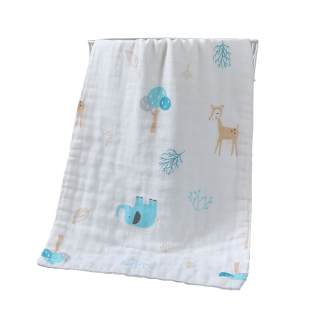 纱布毛巾大人纯棉洗脸巾小毛巾长方形家用吸水中号儿童产妇5条装