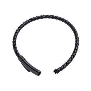 皮绳手链绳DIY转运珠手绳黄金男士半成品黑色串珠编绳蜡皮绳子