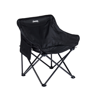 JEEP户外折叠椅便携靠背钓鱼凳子马扎导演椅沙滩躺椅露营月亮椅子