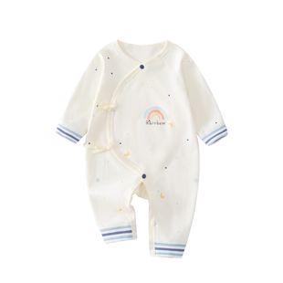 新生婴儿衣服a类纯棉超萌连体衣小月龄宝宝三个月洋气外穿52码男