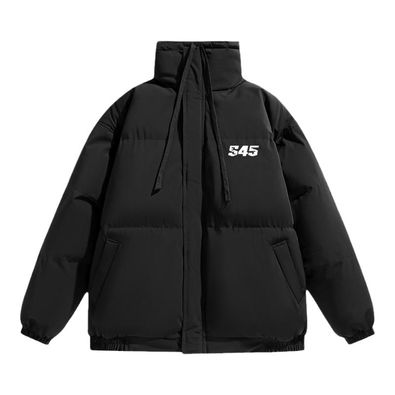 S45新款羽绒棉衣男女美式高街加厚保暖防风宽松嘻哈国潮棉服外套
