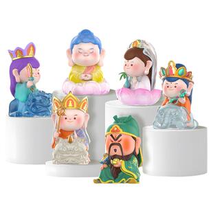 密密主正版盲盒手办神仙家族许愿好运玩具潮玩蛇年摆件年会礼物