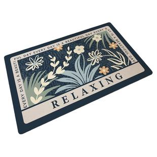 大江地垫卫生间门口硅藻泥吸水垫厕所洗手间防滑地毯浴室家用脚垫