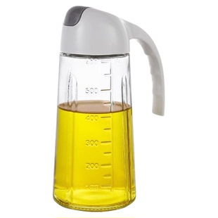 新款自动开合油壶厨房家用酱油醋料酒油罐油壶不挂油防漏密封瓶子