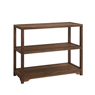 黑胡桃桌面茶具收纳架茶杯架博古架茶壶收纳展示架手工茶室整理架