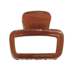 刘亦菲同款鸡毛半扎发方形抓夹女中号发量少2025新款高端发夹头饰