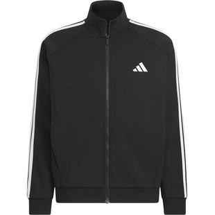 Adidas/阿迪达斯正品2025秋季款男士耐穿针织立领运动外套KC2884