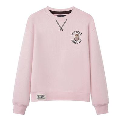 TeenieWeenie小熊奥莱卫衣2025冬秋新款保暖舒适加绒基础圆领上衣