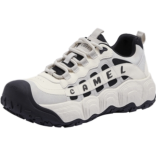 骆驼2025秋冬新品女鞋丑萌鞋轻便防撞户外登山鞋厚底时尚休闲鞋女