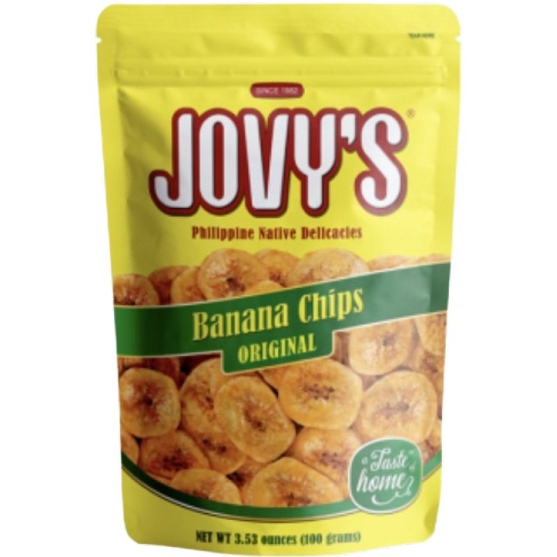 新日期菲律宾jovy's干香蕉片干