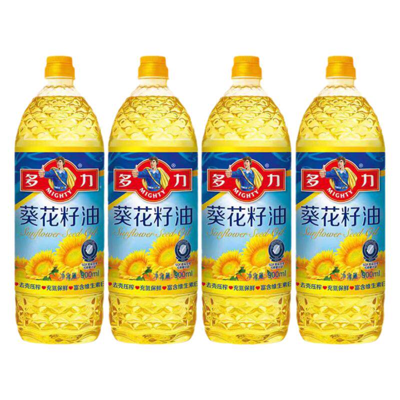 多力900毫升小瓶葵籽油宿舍露营
