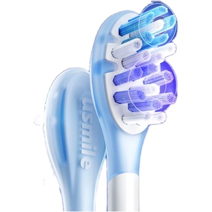 笑容加usmile电动牙刷头成人通用替换刷头软毛