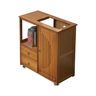 茶几客厅家用茶台烧水壶一体全自动茶桌小户型茶水柜非实木侧边柜