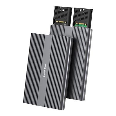 蓝硕M,2双盘位固态硬盘盒