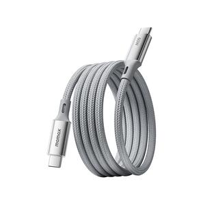 MOMAX摩米士磁吸数据线适用苹果iPhone17promax/16/15promax/iPad60W快充自卷自吸收纳不缠绕编织充电线typec